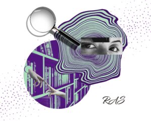 Imagem artística com colagem digital representando subjetividade e percurso, em artigo sobre o custo da psicoterapia online.